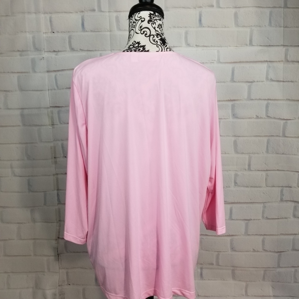 Susan Graver beaded stretch knit top plus size 1x - Picture 10 of 10